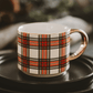 White Plaid Coffee Mug - Purpose + Passion Boutique