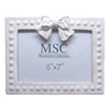 Whitewash Bow 5x7 Picture Frame - Purpose + Passion Boutique