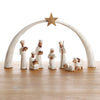Whitewashed Albizia Nativity Set - Purpose + Passion Boutique