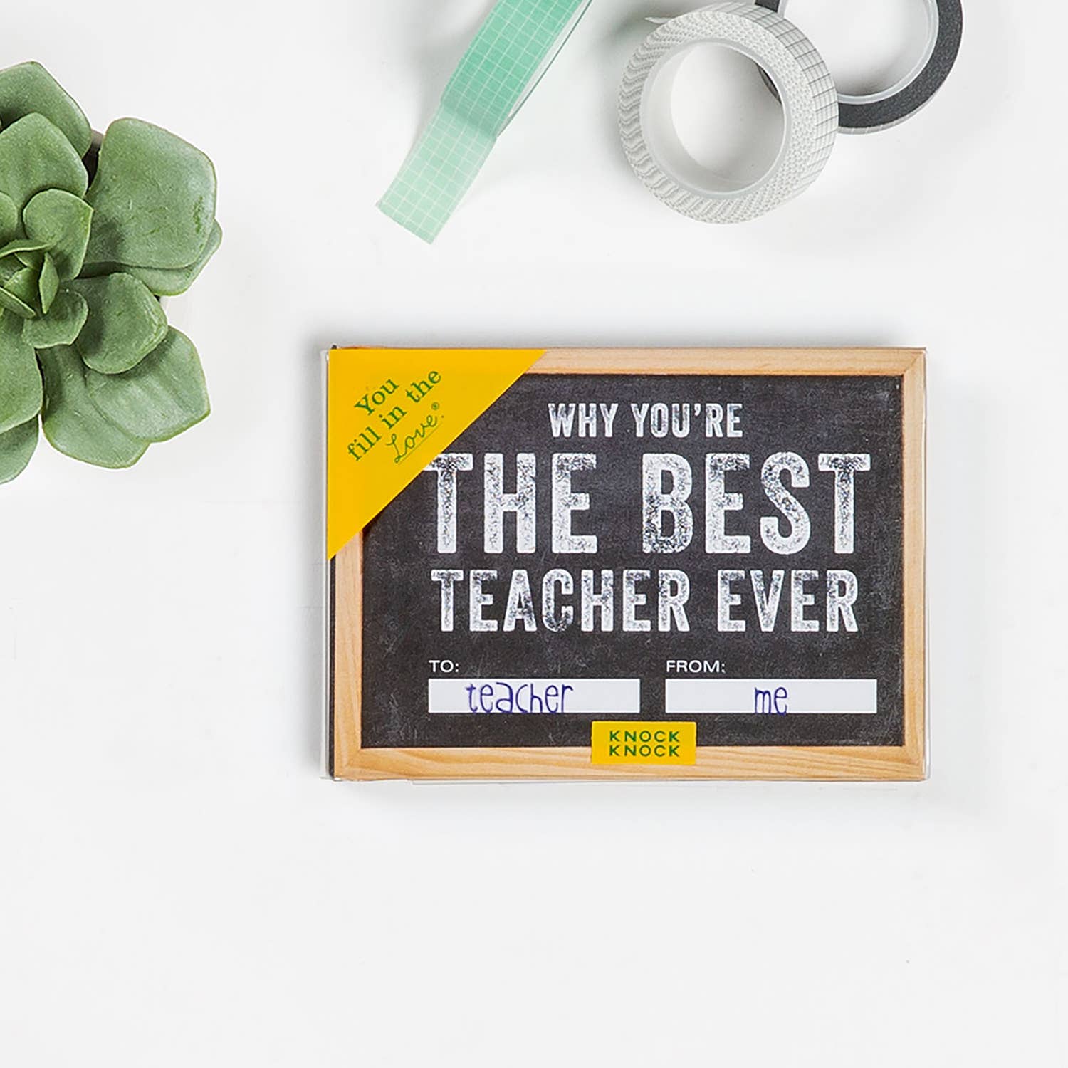 Why You're the Best Teacher Ever Fill in the Love® Book - Purpose + Passion Boutique