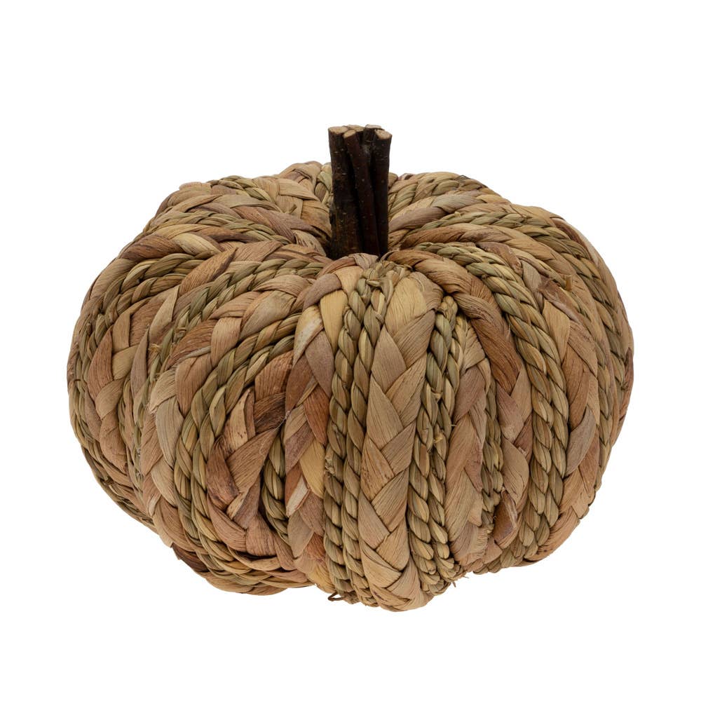 Wicker Pumpkin 6" Dia. Woven - Purpose + Passion Boutique