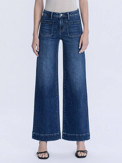 Wide Trouser High Rise Medium Wash Jean - Purpose + Passion Boutique