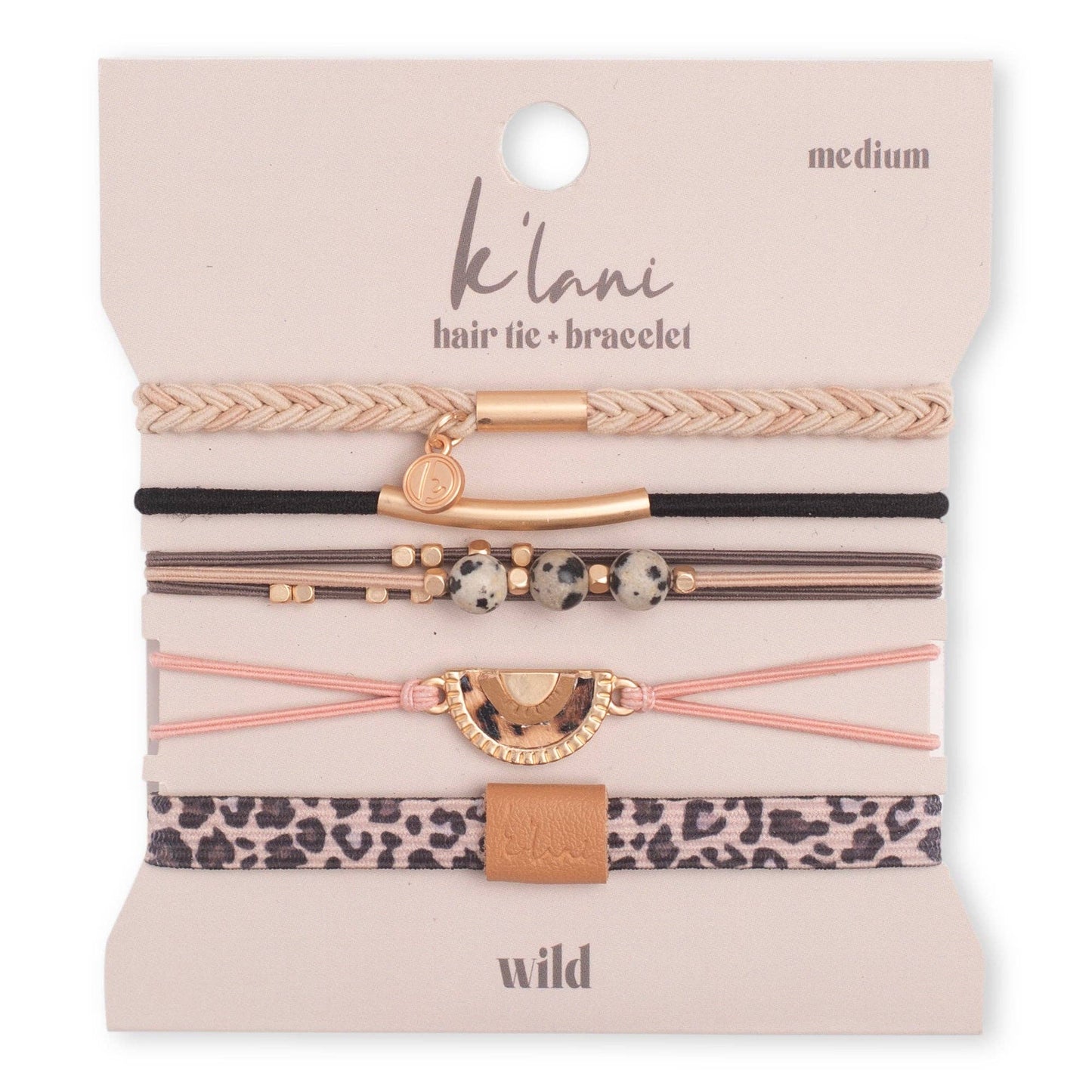 "Wild" Animal Print Hair Tie Bracelets - Purpose + Passion Boutique