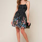 Wildflower Black Woven Mini Dress - Purpose + Passion Boutique