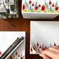 Wildflower Border Square Notepad - Purpose + Passion Boutique