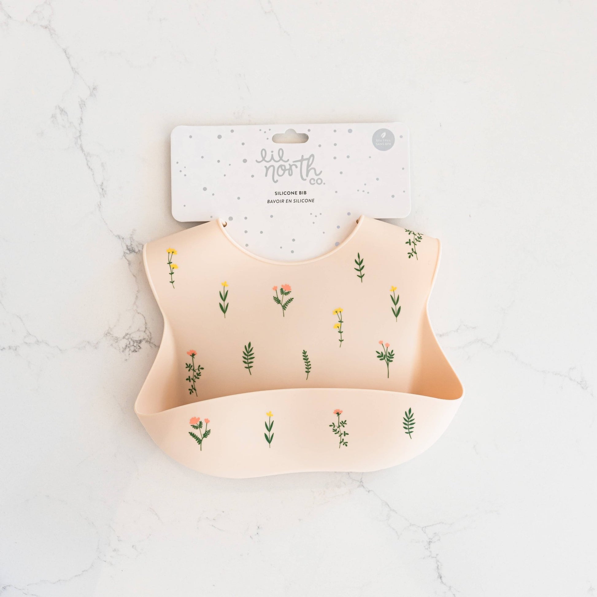 Wildflowers Silicone Bib - Purpose + Passion Boutique