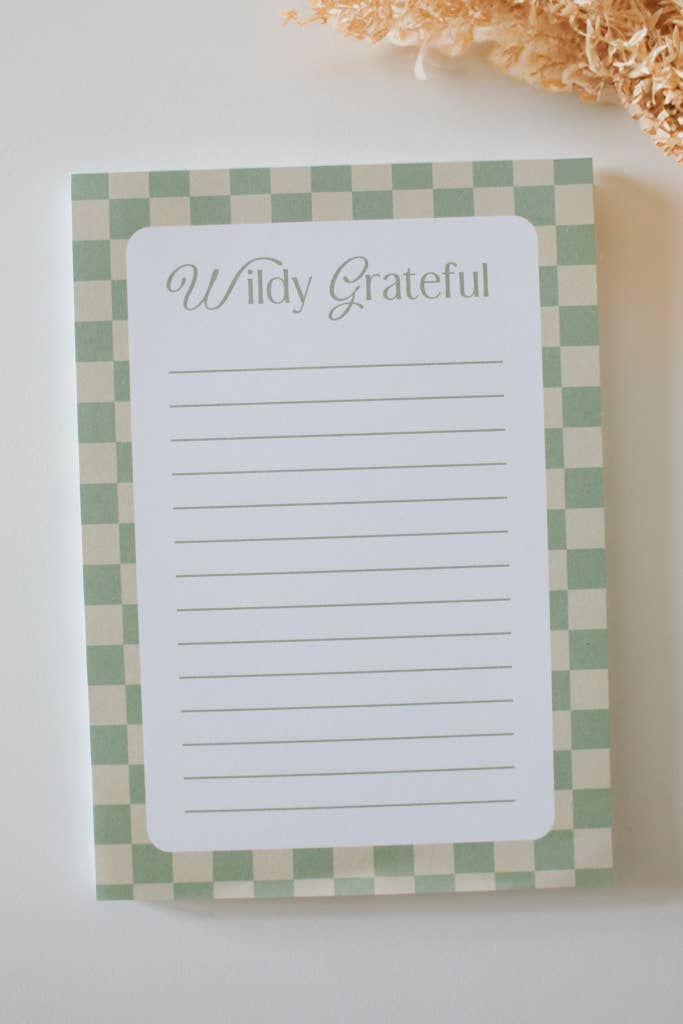 Wildly Grateful Notepad - Purpose + Passion Boutique