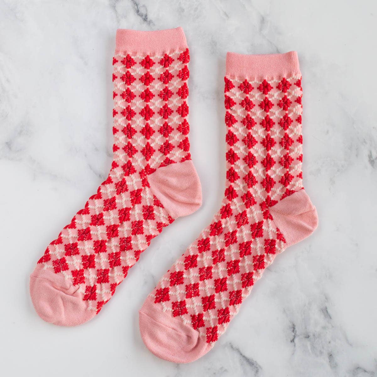 Winter Check Pattern Socks - Purpose + Passion Boutique