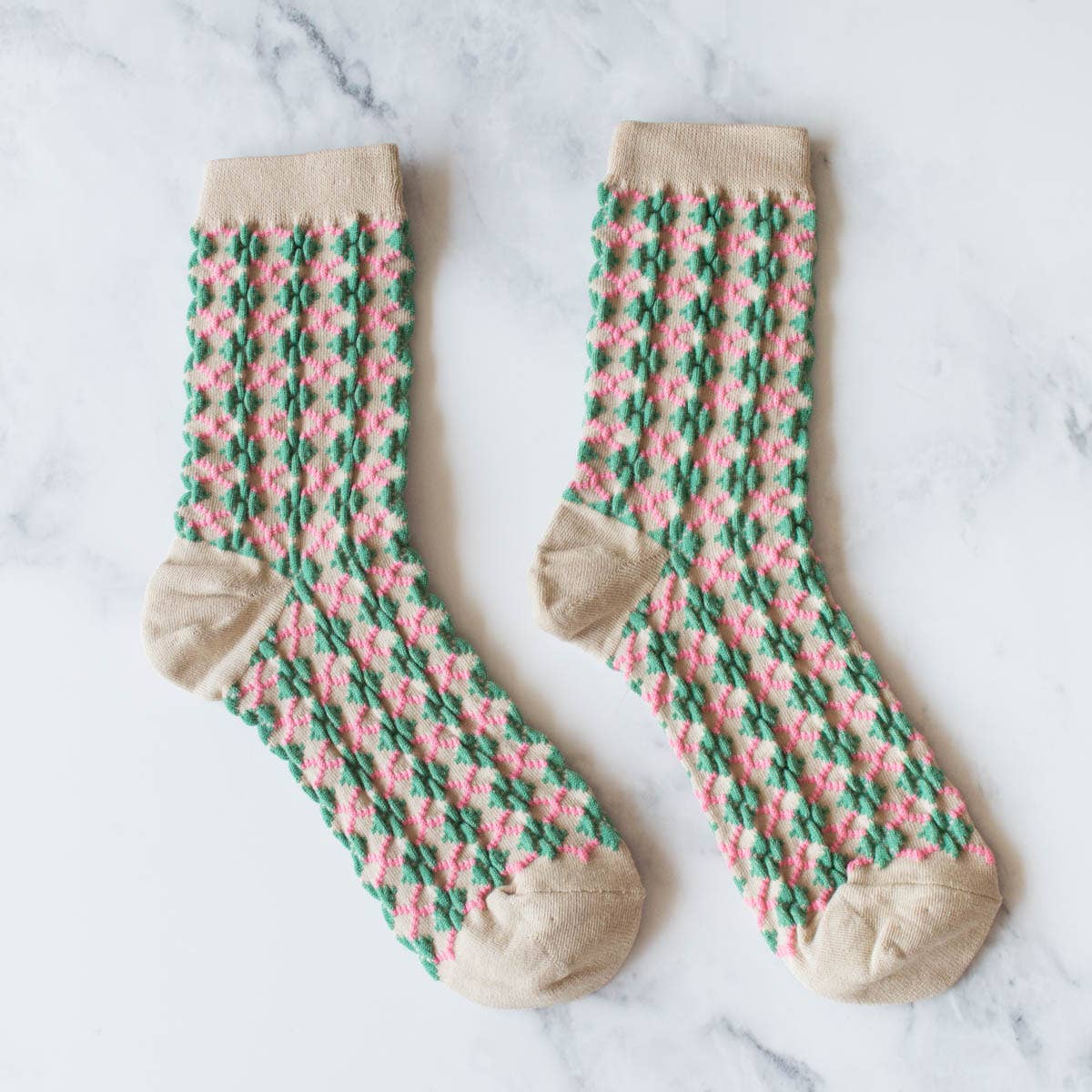 Winter Check Pattern Socks - Purpose + Passion Boutique