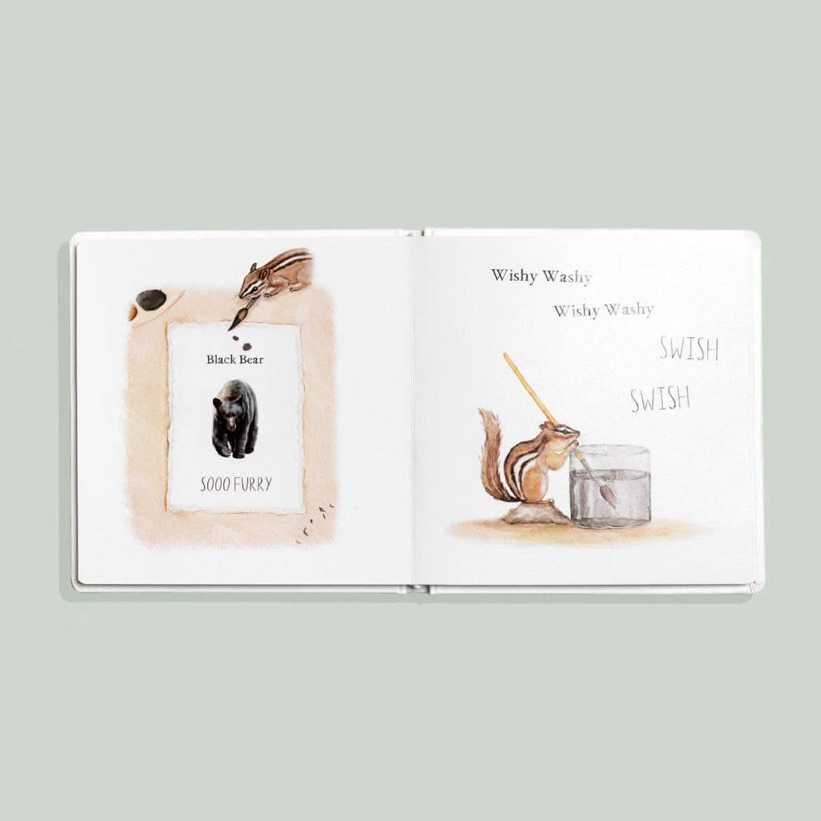 Wishy Washy: A Board Book of First Words and Colors - Purpose + Passion Boutique