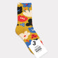 Women`s Crew Flower Fleur Socks - Purpose + Passion Boutique