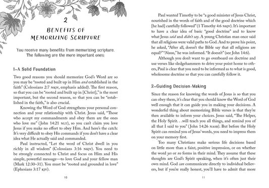 Women's Scripture Memory Guide - Purpose + Passion Boutique