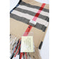 Wool Plaid Cashmere Scarf With Tassel - Purpose + Passion Boutique