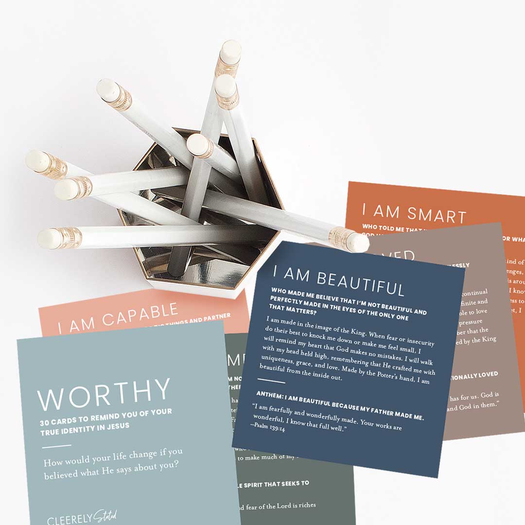 Worthy Collection Cards w/Stand - Purpose + Passion Boutique