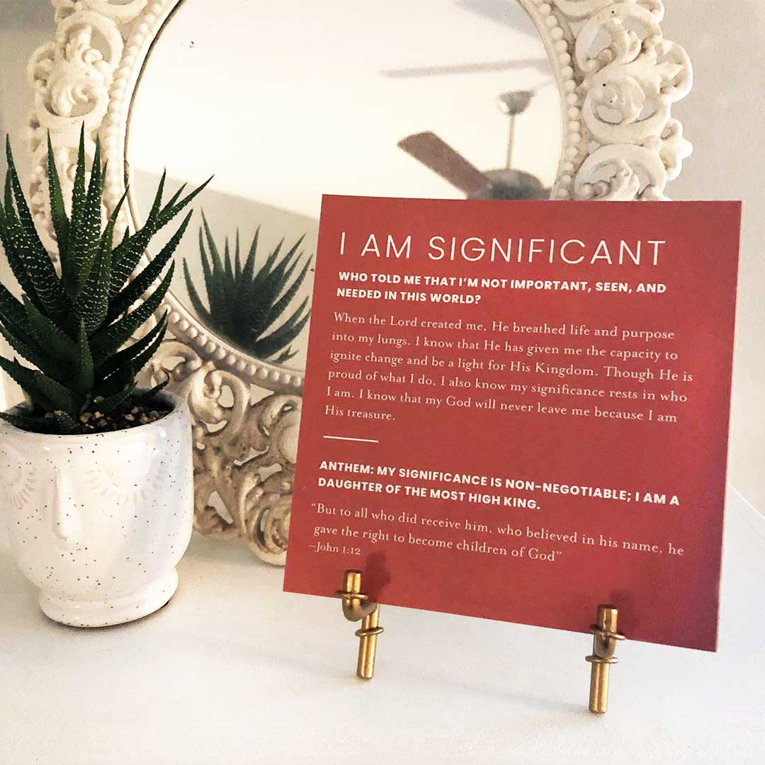 Worthy Collection Cards w/Stand - Purpose + Passion Boutique