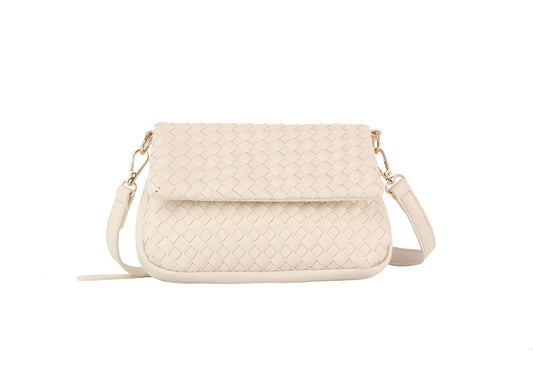 Woven Flap Over Clutch - Purpose + Passion Boutique