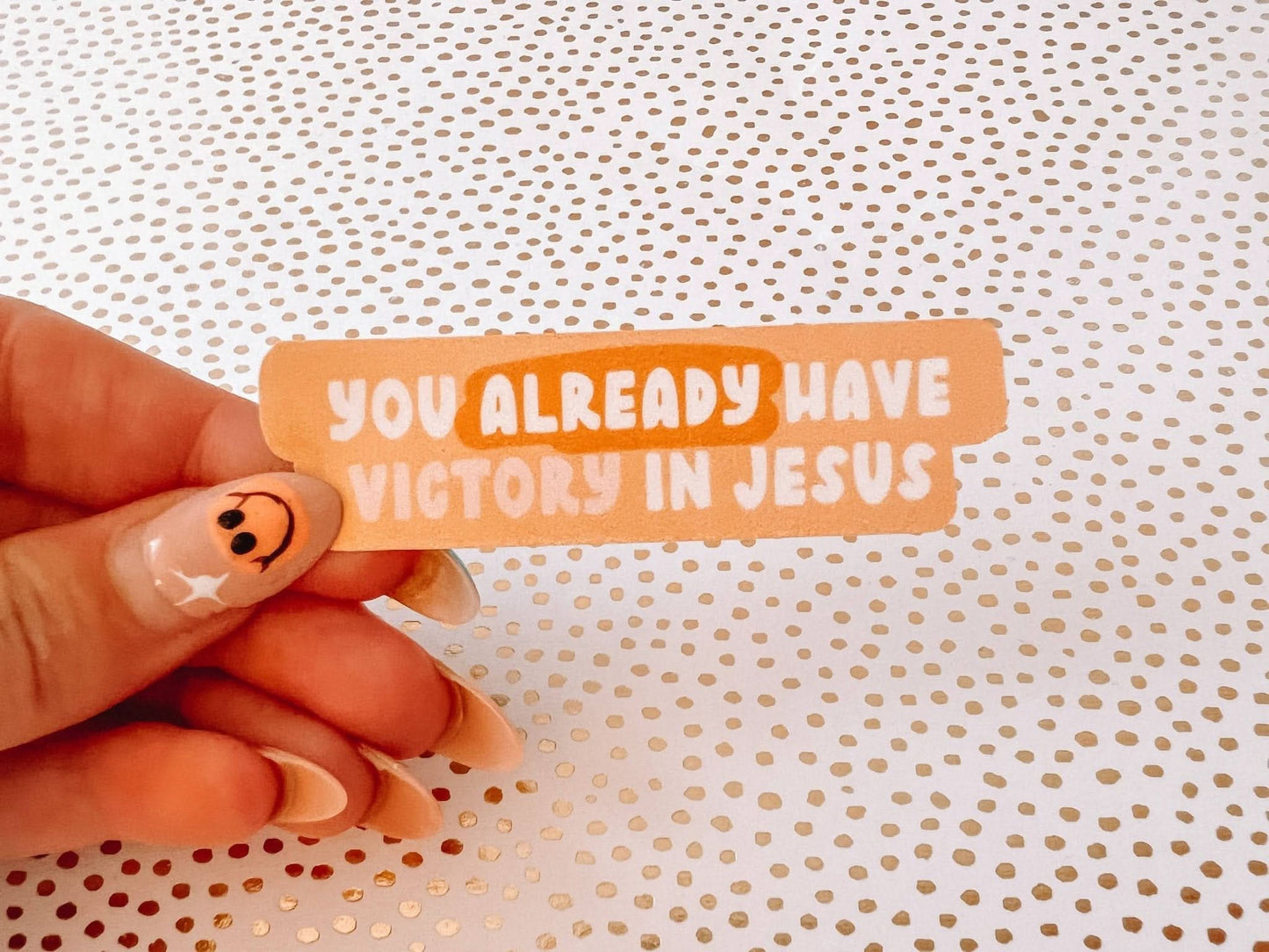 You Already Have Victory In Jesus Sticker - Purpose + Passion Boutique