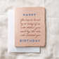 You are loved | Happy Birthday Card - Purpose + Passion Boutique