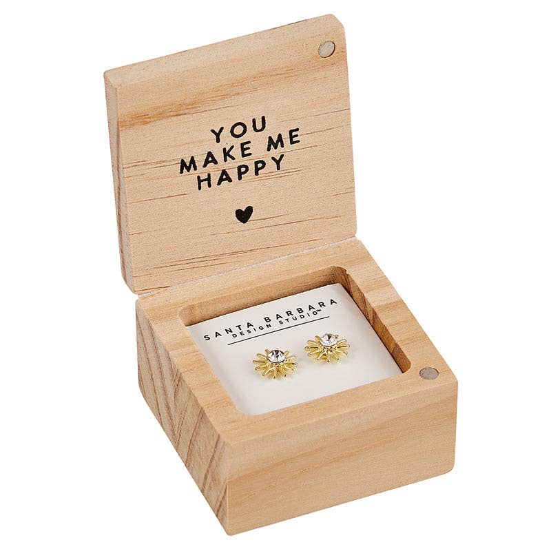 You Are My Sunshine Treasure Box Earrings - Purpose + Passion Boutique