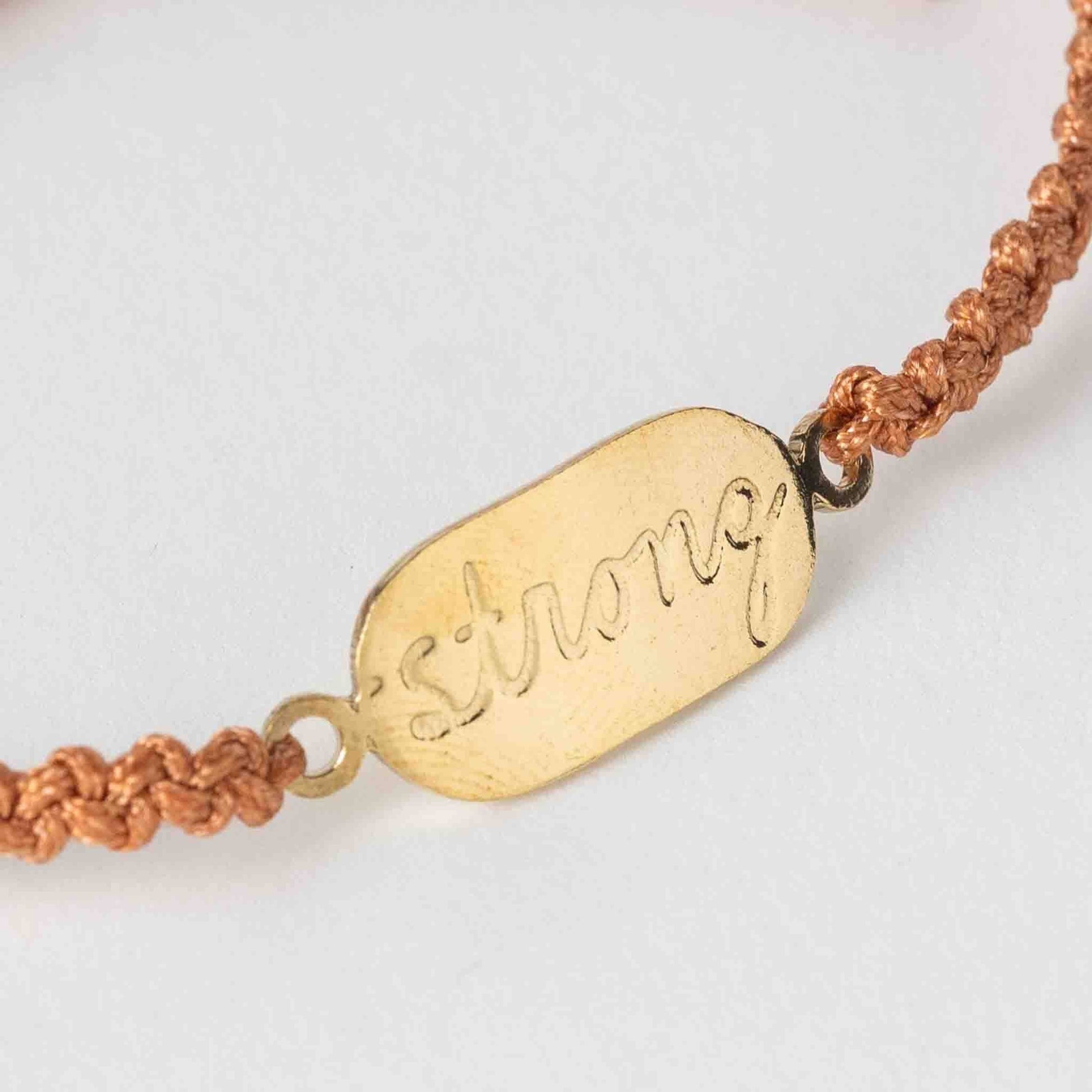 You Are Strong Affirmation Bracelet - Purpose + Passion Boutique