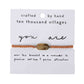 You Are Strong Affirmation Bracelet - Purpose + Passion Boutique
