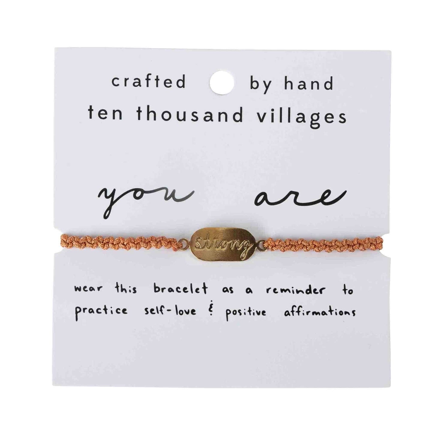 You Are Strong Affirmation Bracelet - Purpose + Passion Boutique