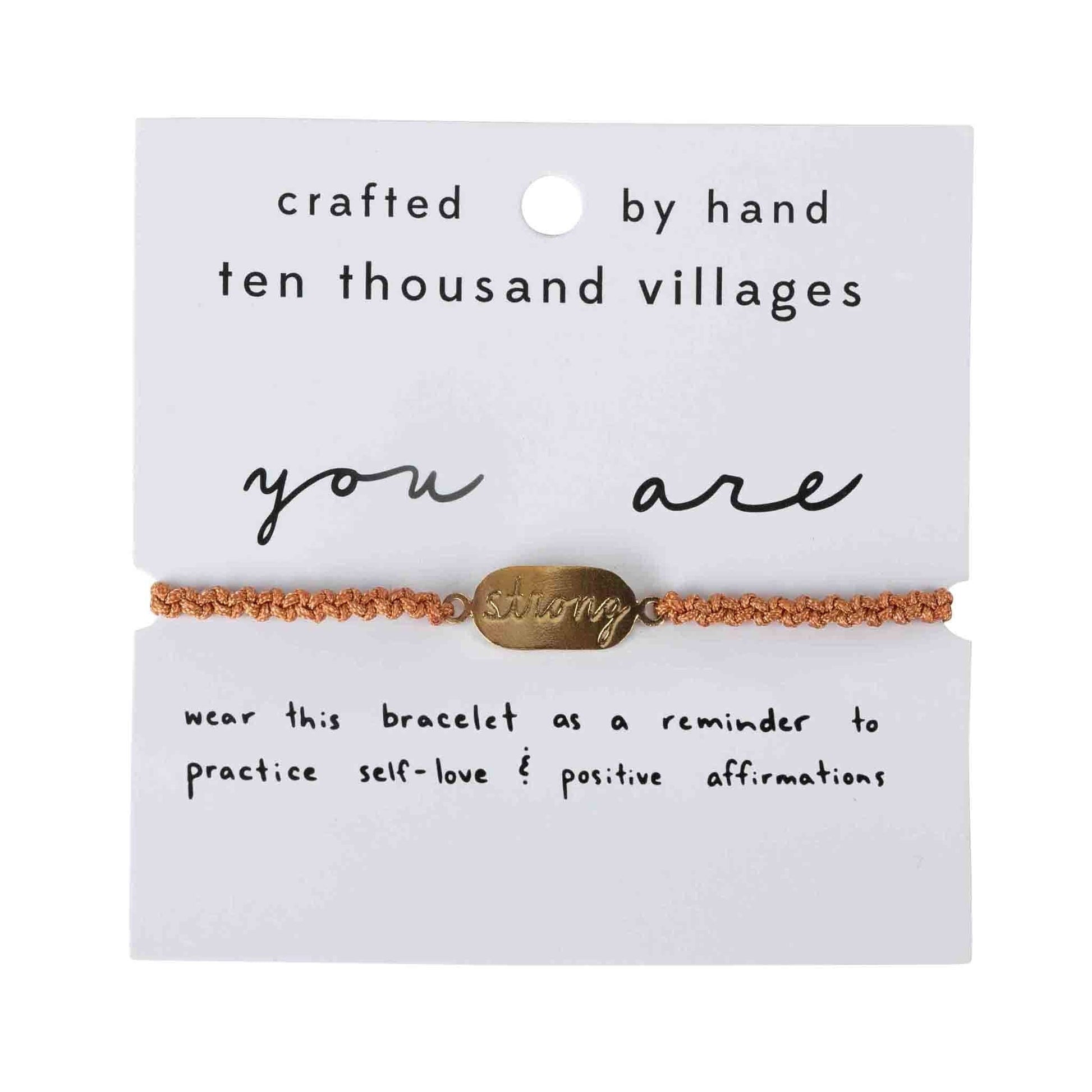 You Are Strong Affirmation Bracelet - Purpose + Passion Boutique