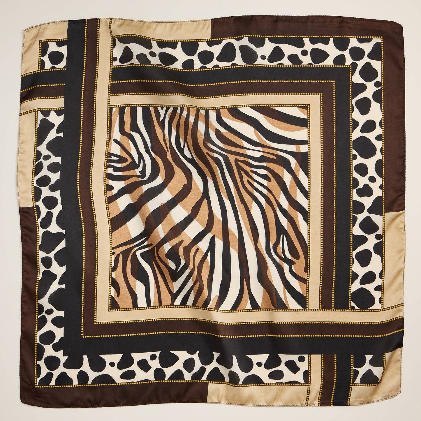Zebra & Leopard Print Silky Scarf - Purpose + Passion Boutique