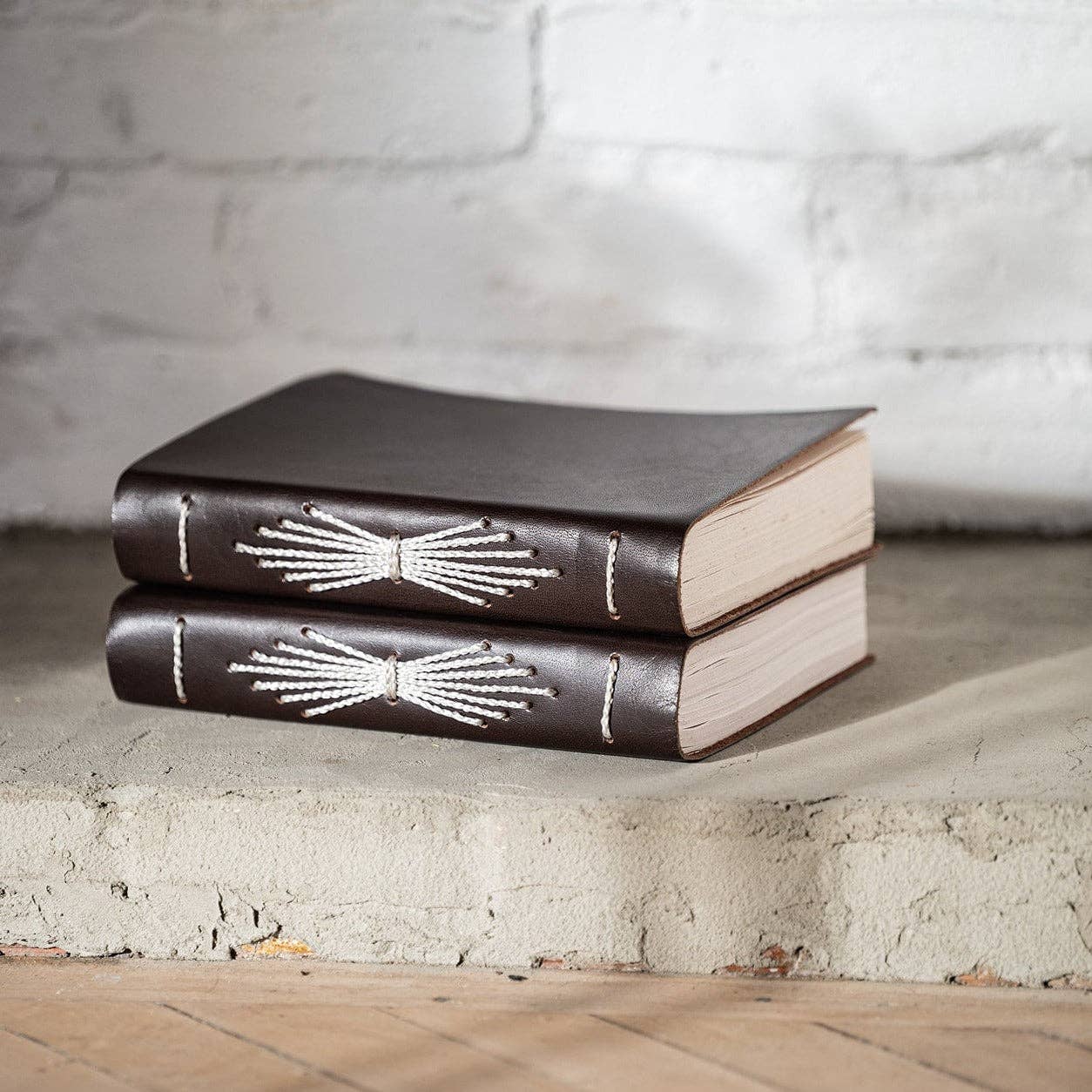 Embroidered Leather Journal