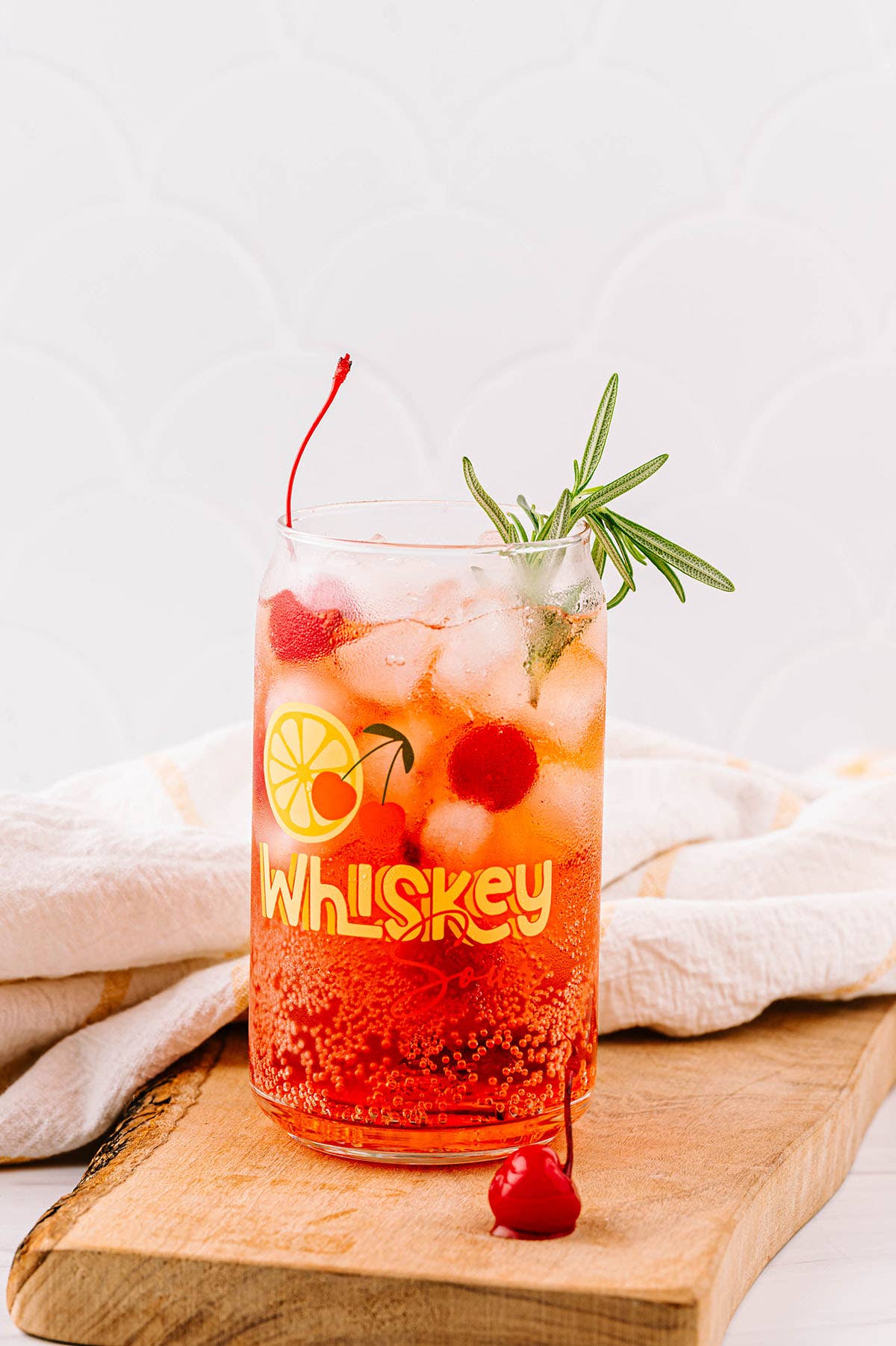 Whiskey Sour Cocktail Glass Can