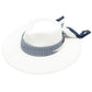 Summer in the City Rancher Hat with Scarf Trim