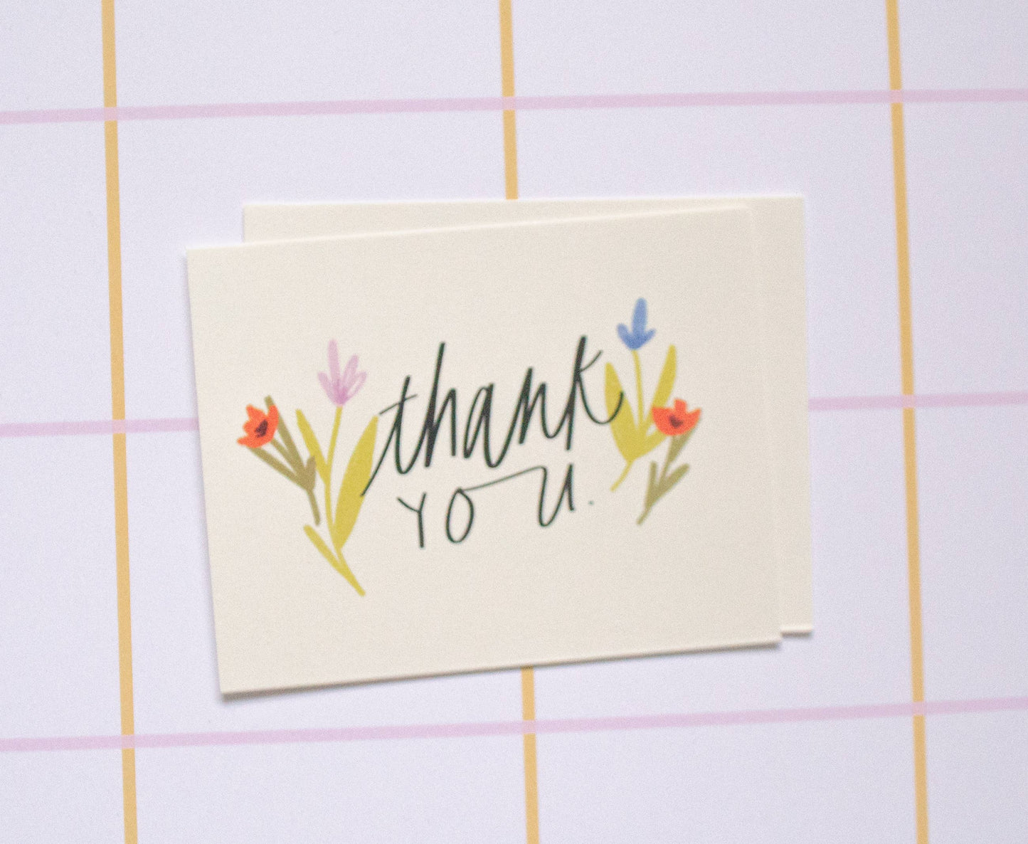 Floral Thank You Cards - Set of 6