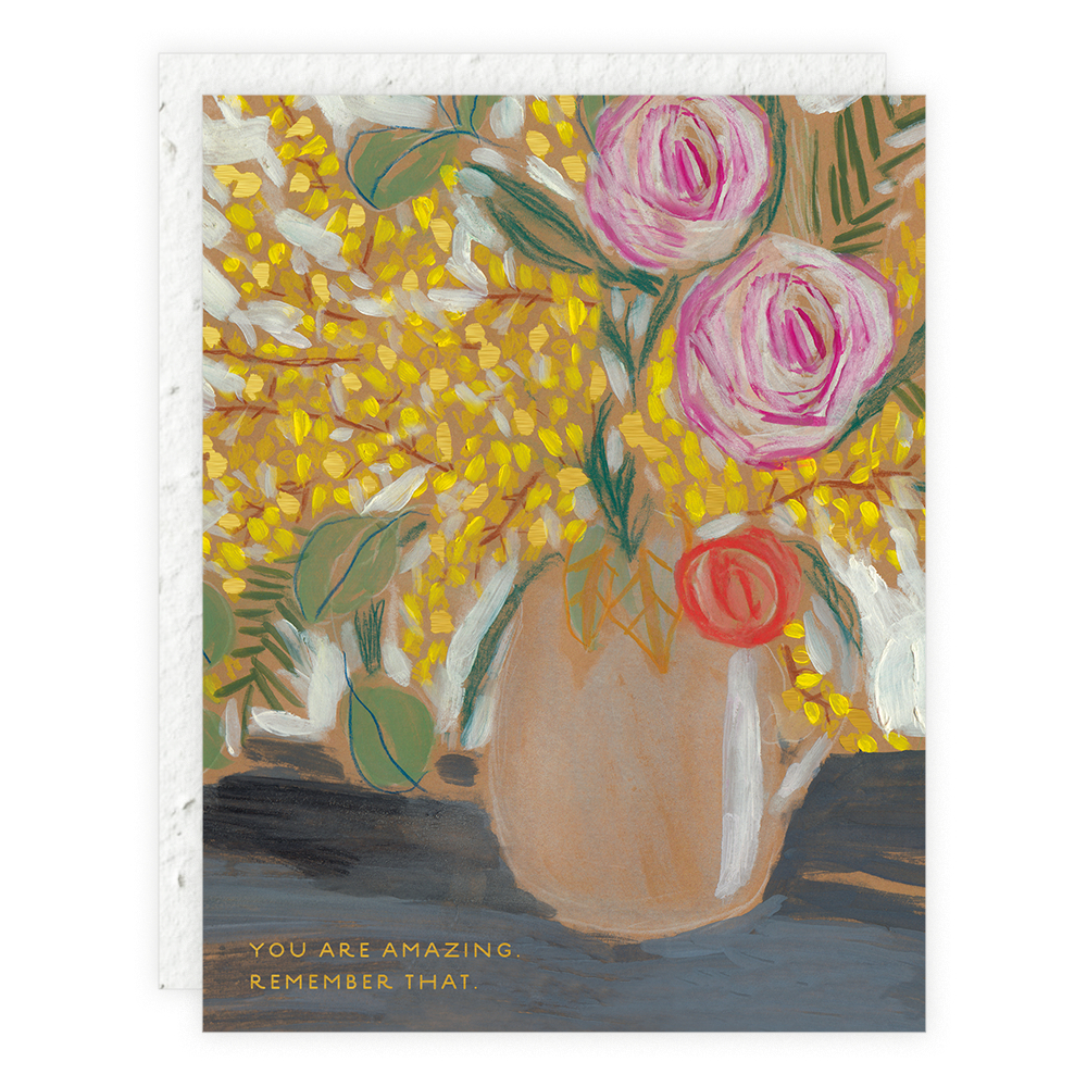 Floral Bouquet Encourage Card