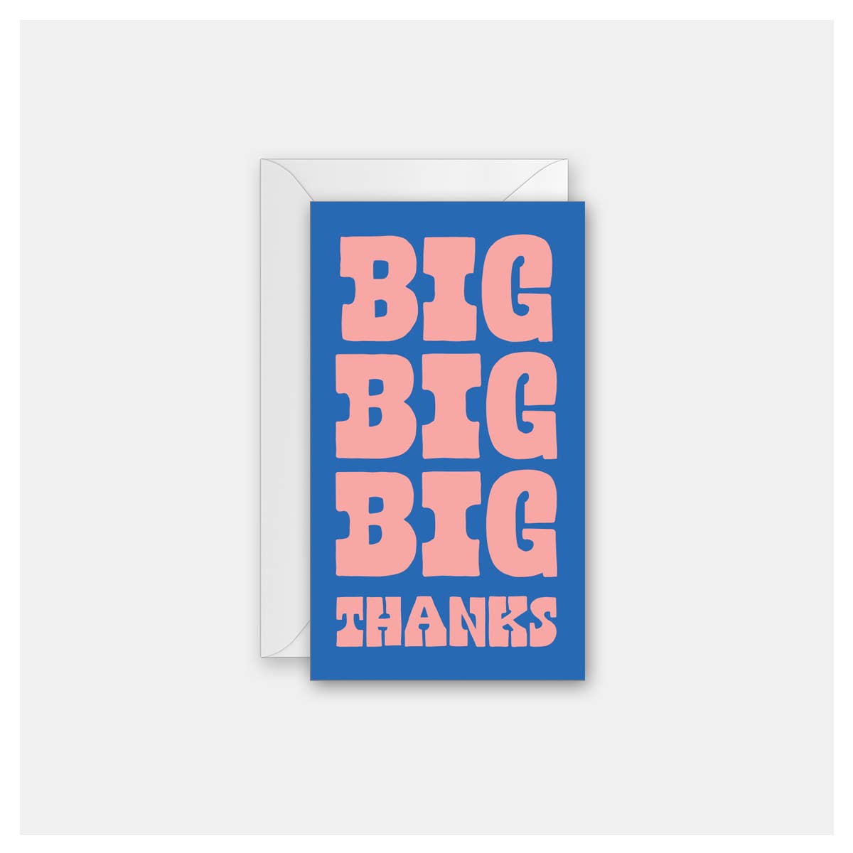 Big Big Big Thanks Mini Enclosure Card