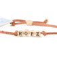 HOPE - Friendship Bracelet on Hand-woven Cotton Cord