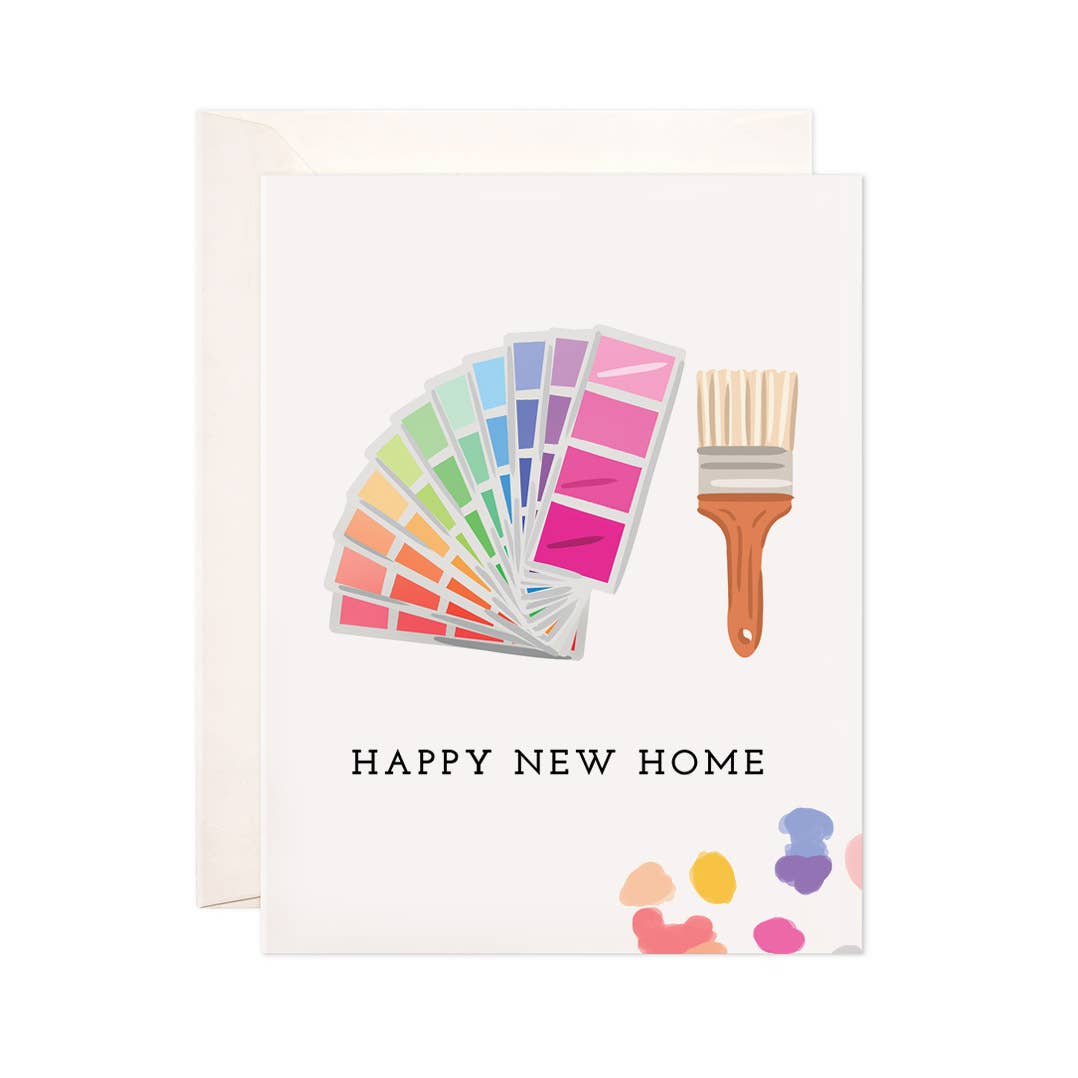 New Home Paint Greeting Card