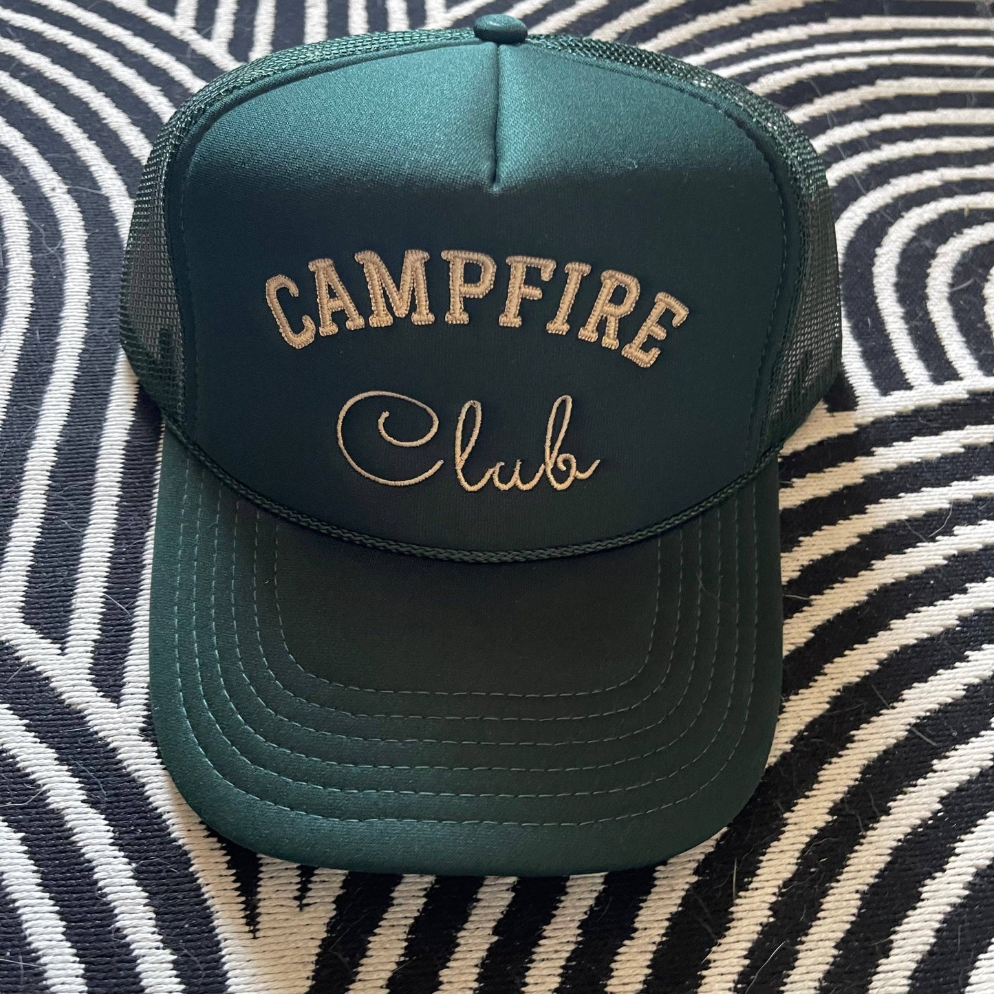 Campfire Club Trucker Hat | Forest Green